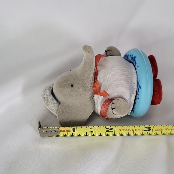 Babar Flocked Elephant Sailor with swim tube vintage 60s? Rare - Picture 6 of 9